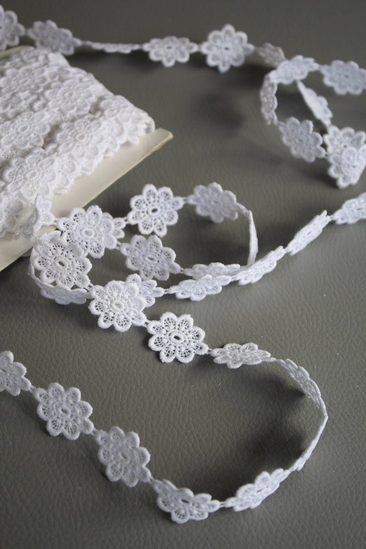 #20 Archival Austrian Guipure Lace - 2.5cm | White