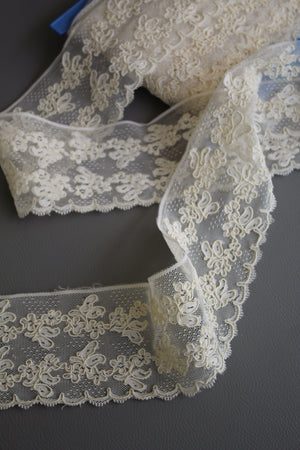 #27 Archival Corded Lace - 10cm | Cream