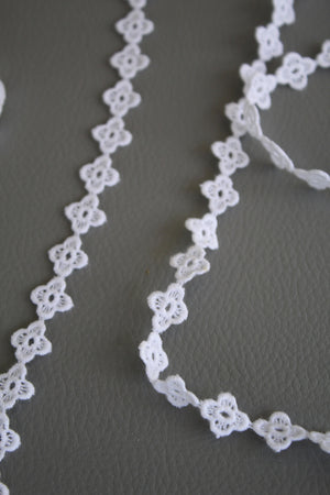 #29 Archival Austrian Guipure Lace - 1cm | White