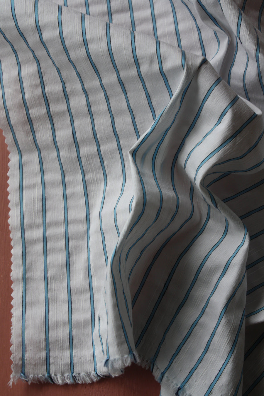 Barry - Stretch Cotton Stripe | Milk