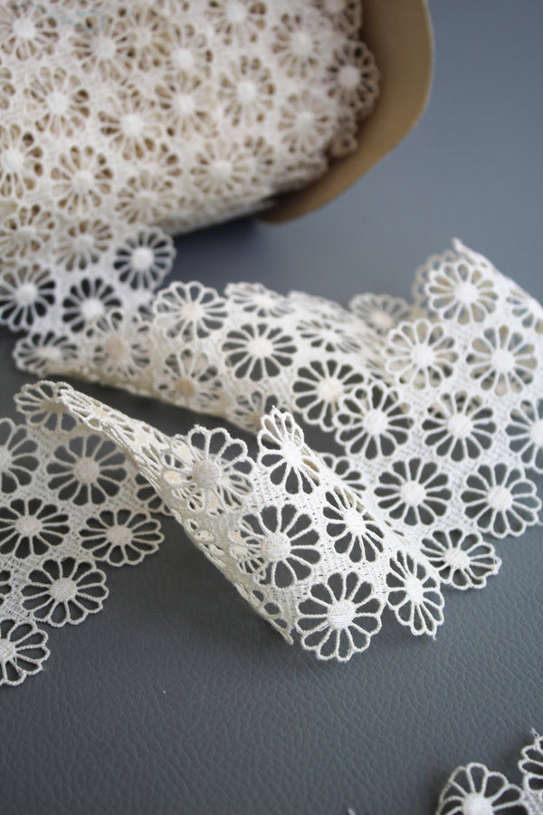 #35 Archival Torchon Lace - 6cm | White