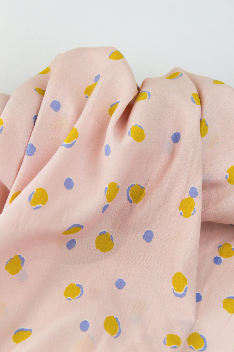 Pebbles - Printed Viscose | Baby Pink