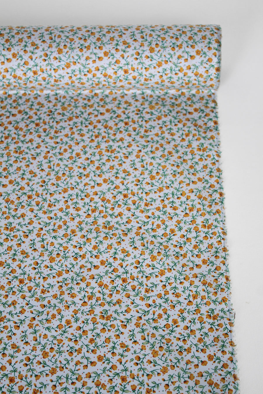 Mélina - Printed Cotton Poplin | Powder