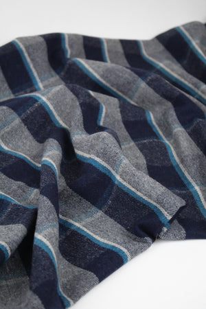 Cortina  - Plaid Wool Coating | Space