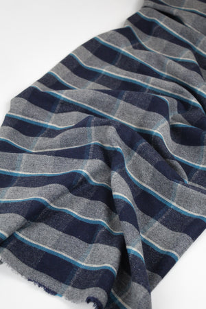 Cortina  - Plaid Wool Coating | Space