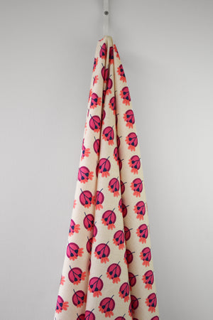 Valentia - Printed Stretch Cotton | Hibiscus