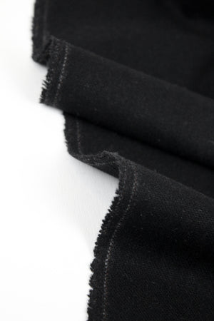 Pila  - Wool Flannel | Black