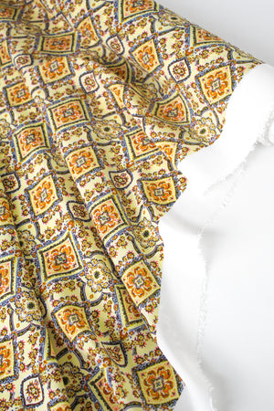 Virgo - Printed Viscose | Daffodil