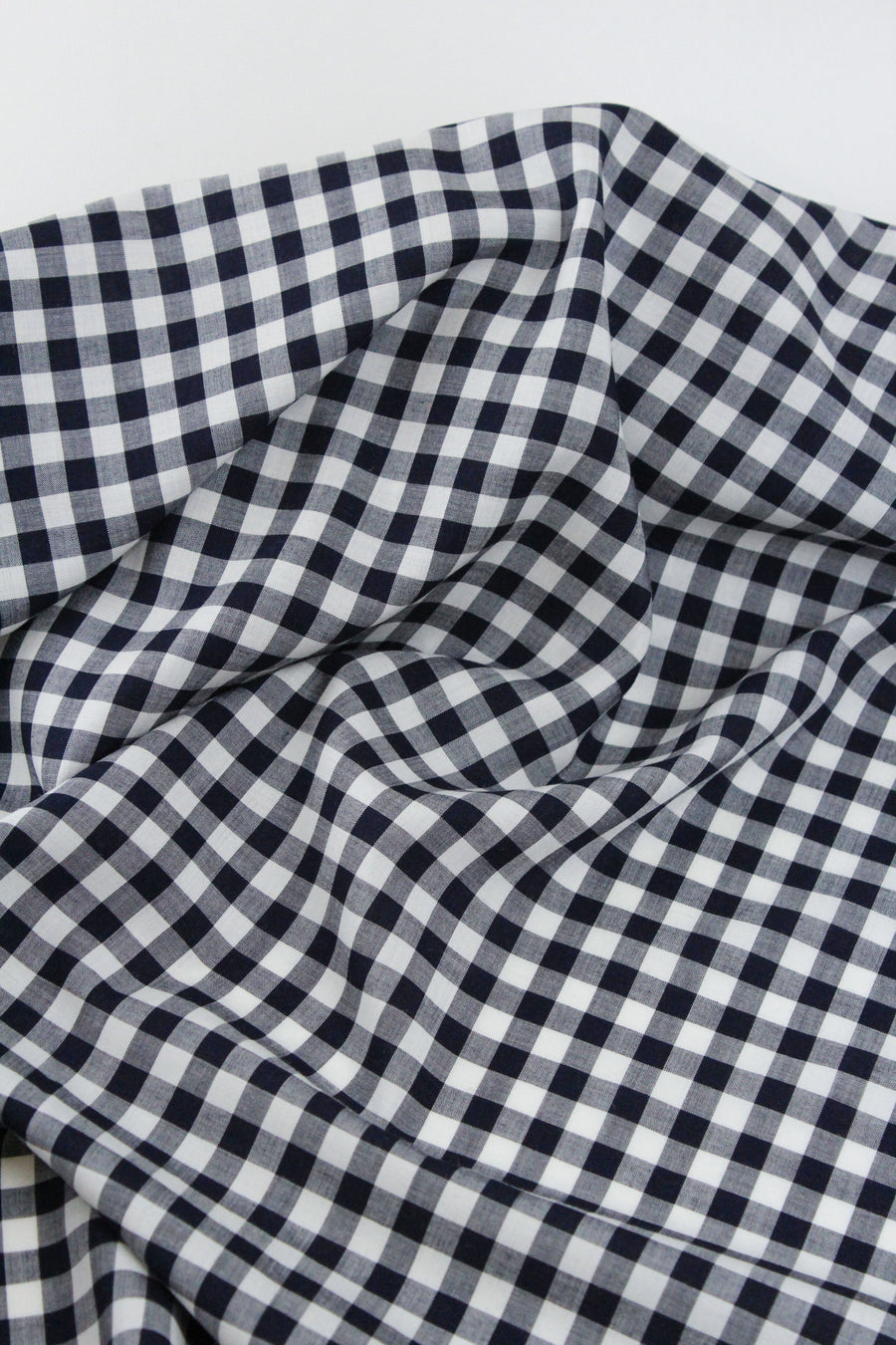 Raquelle - Silk Modal Gingham | Navy