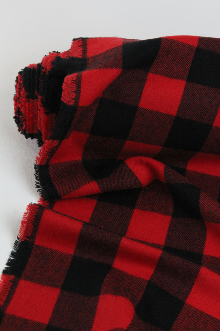 Hayden - Wool Coating | Crimson