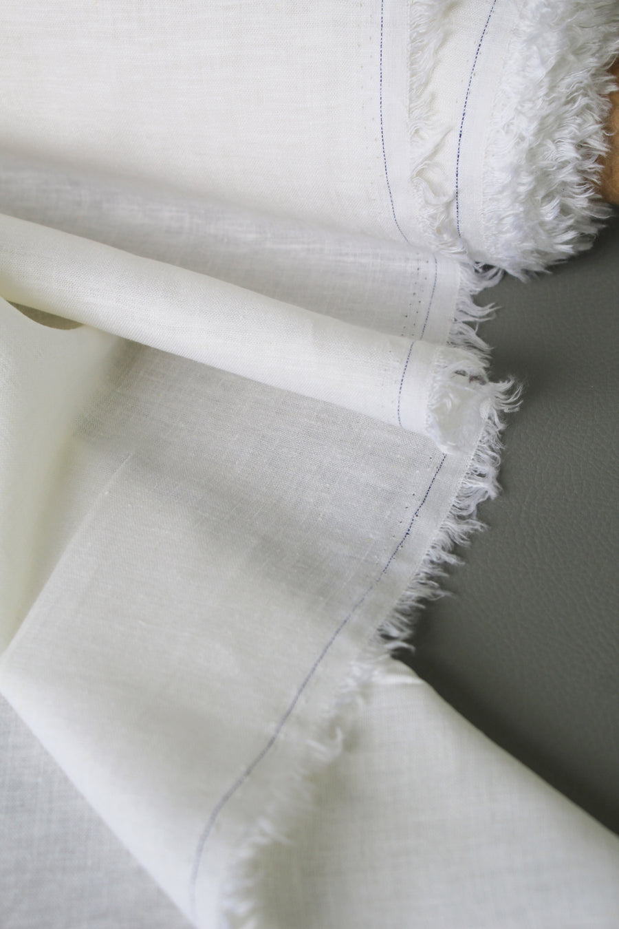 Stretch Linen Muslin - Mid Weight Linen | Eggshell