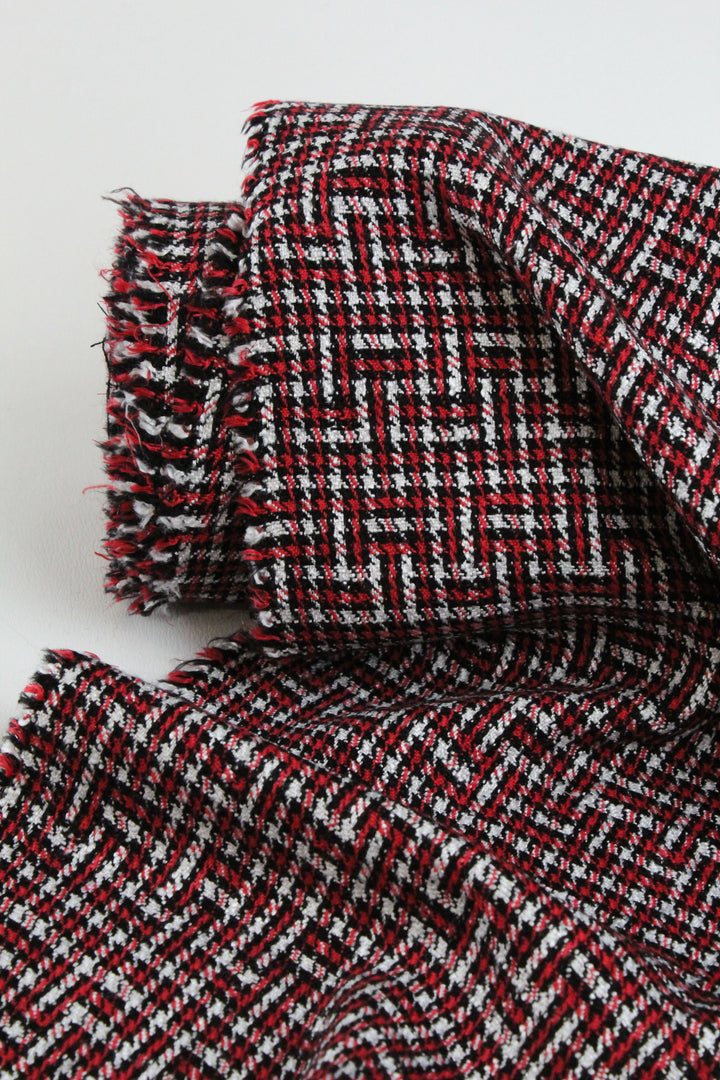 Grace  - Wool Flannel | Scarlet