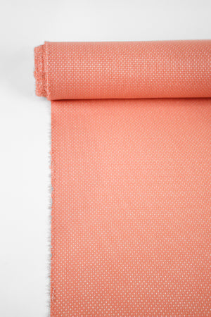 Stella - Lurex Spot Silk | Peach