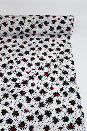 Daisy - Printed Viscose | Dalmatian