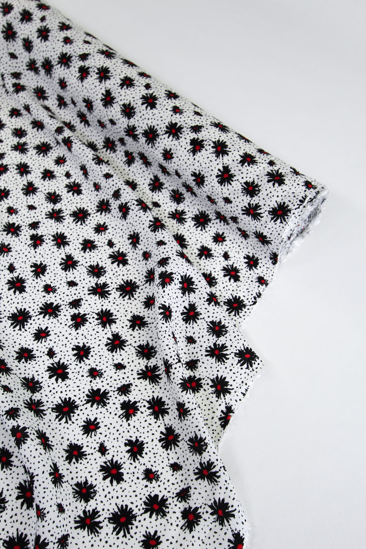 Daisy - Printed Viscose | Dalmatian