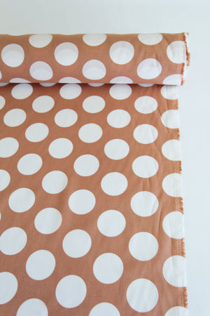 Manchego - Printed Cotton | Cantaloupe