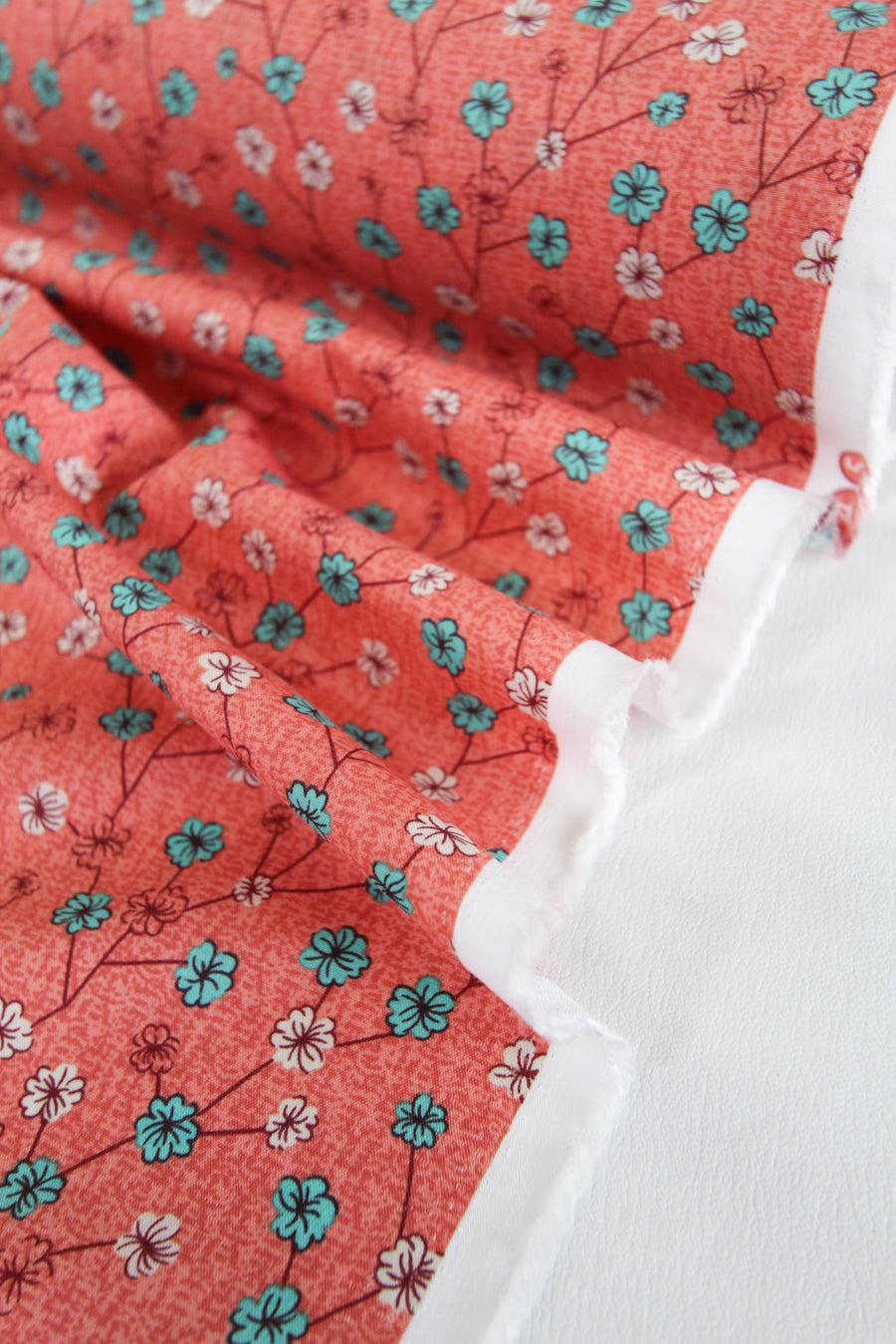 Pravolone - Printed Viscose | Peach