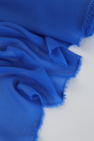 Italian Silk Georgette | Cobalt