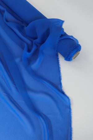Italian Silk Georgette | Cobalt