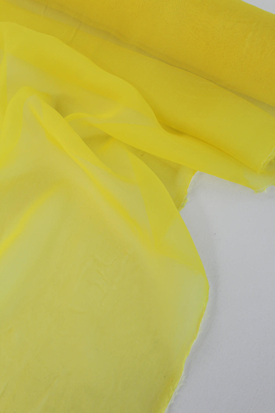 Italian Silk Georgette | Daffodil