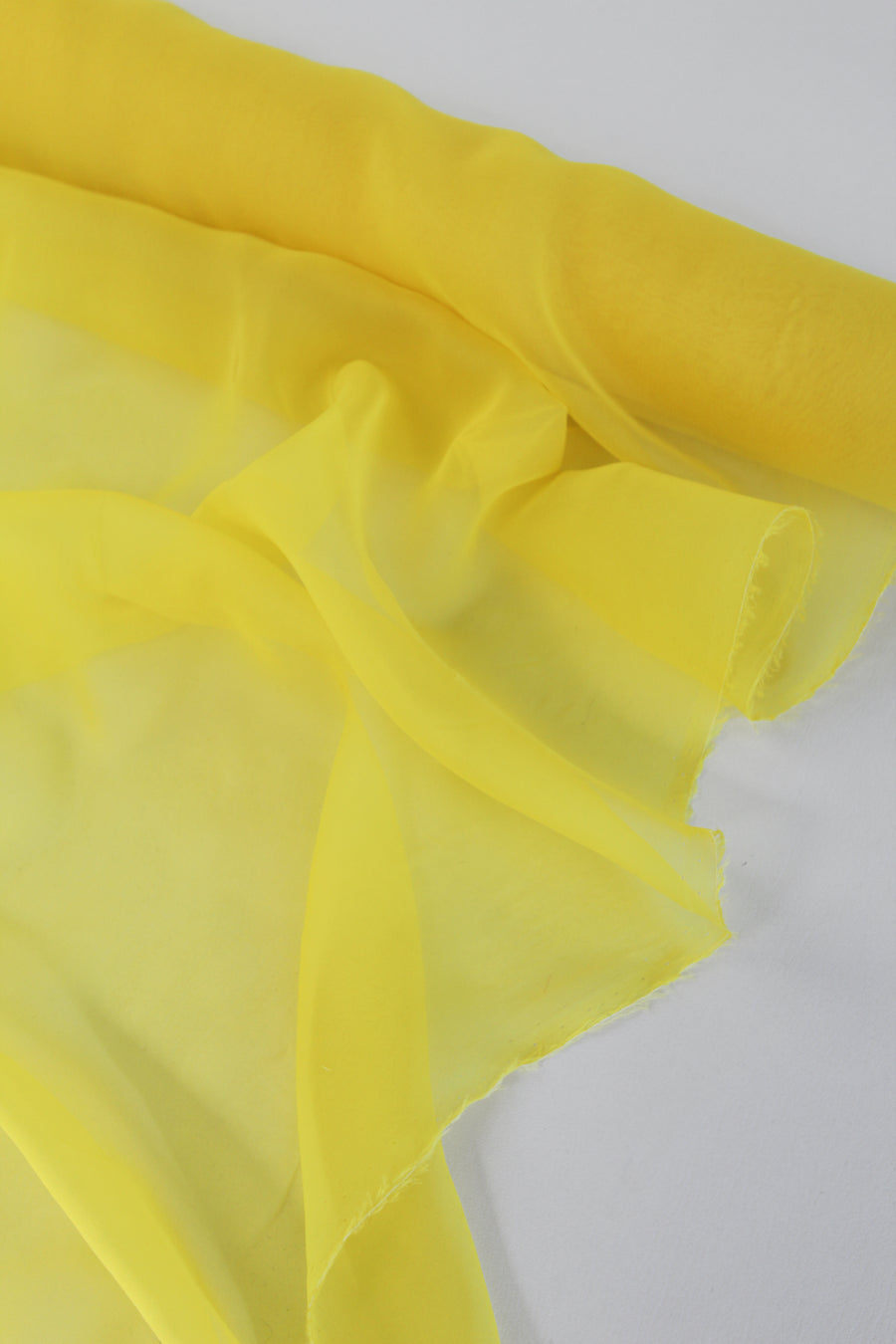 Italian Silk Georgette | Daffodil