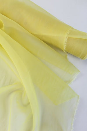 Italian Silk Georgette | Banana