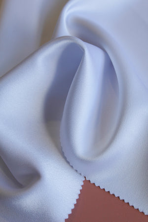 Double Satin - Triacetate Satin | Optic White