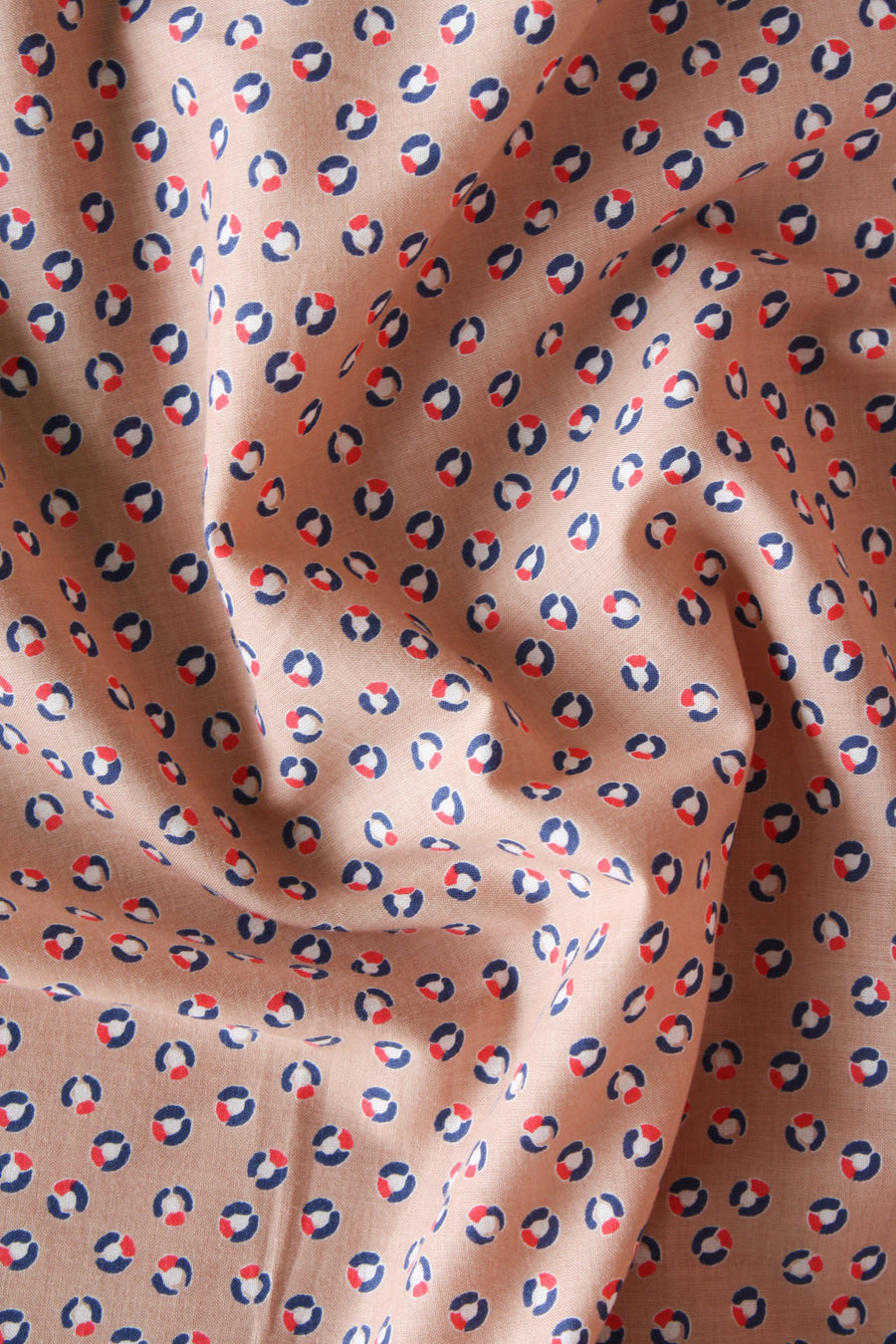 Tommy - Printed Cotton | Peach