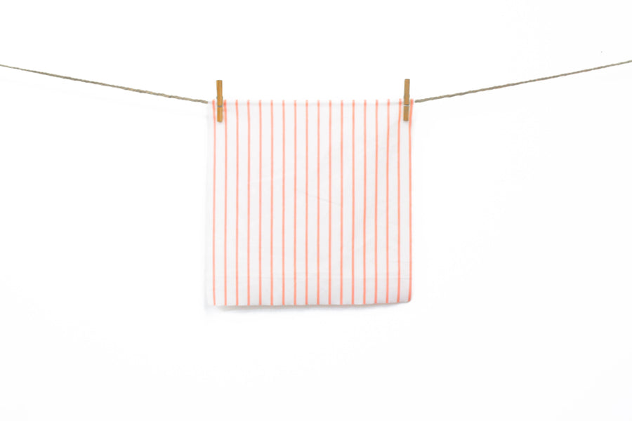 Amelie - Silk Cotton Stripe | Peach