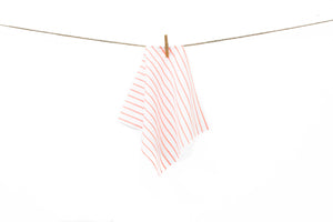 Amelie - Silk Cotton Stripe | Peach