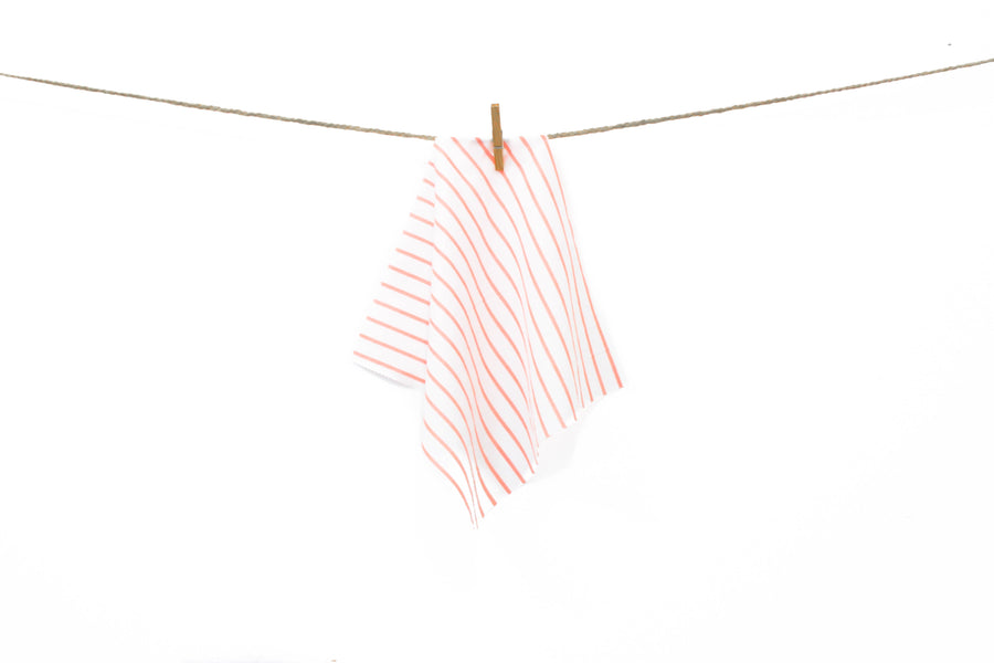 Amelie - Silk Cotton Stripe | Peach