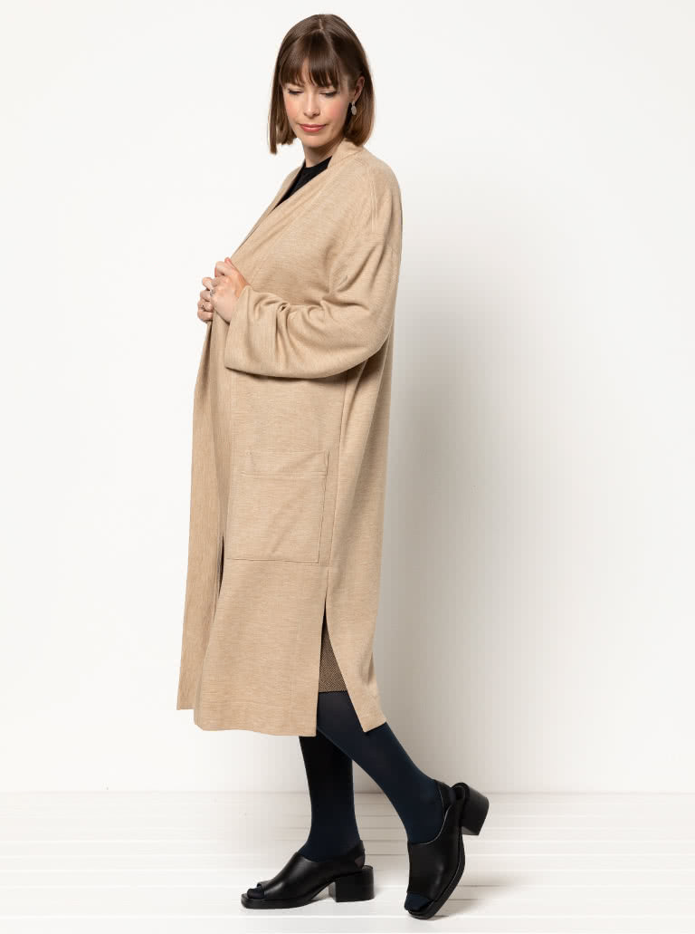 Sigrid Knit Coat Pattern - Style Arc